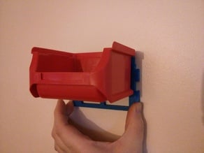 Wall hook for sorting boxes