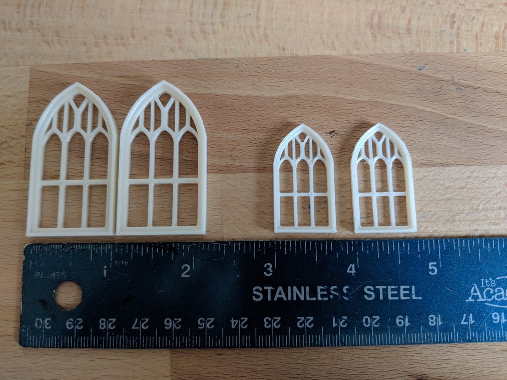 Model Window with arch