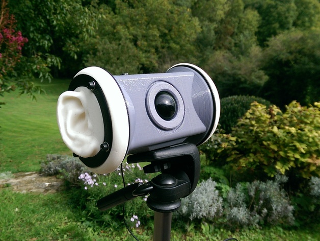 'HeadLight' 3d binaural microphone