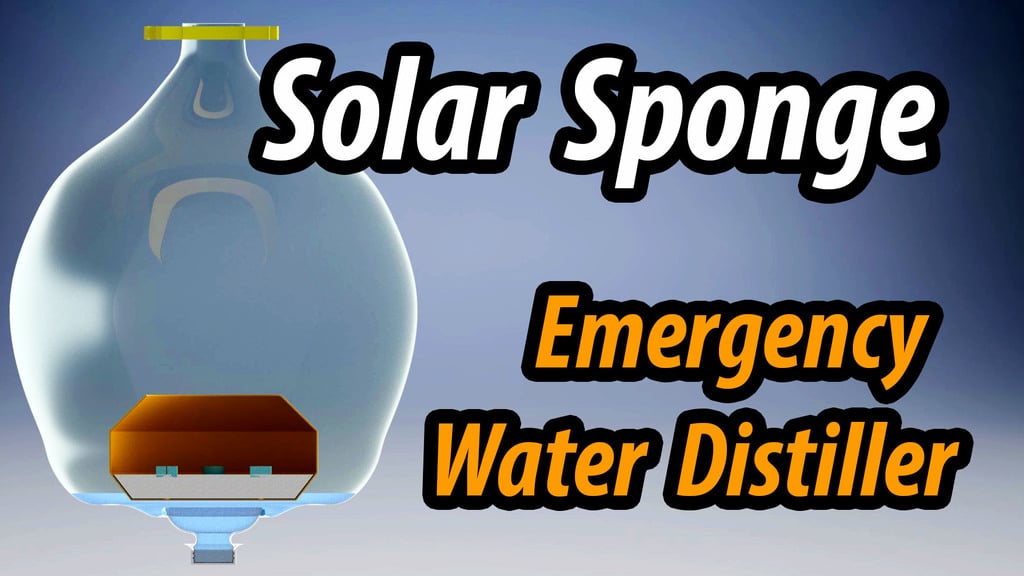 Solar Sponge Emergency Water Distiller