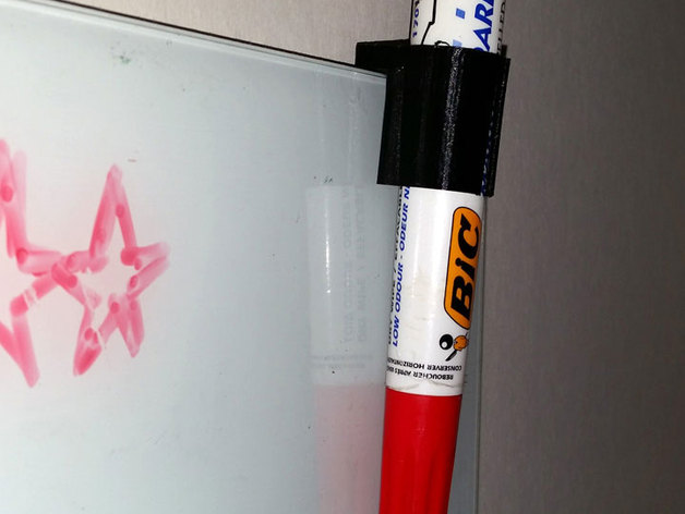 Whiteboard Marker Pen Edge Holder