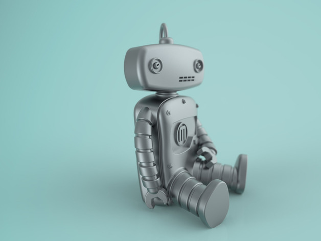 Develop 3D Makerbot baby robot mascot