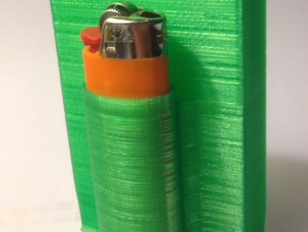 Cigarette Case with Bic Lighter Pocket