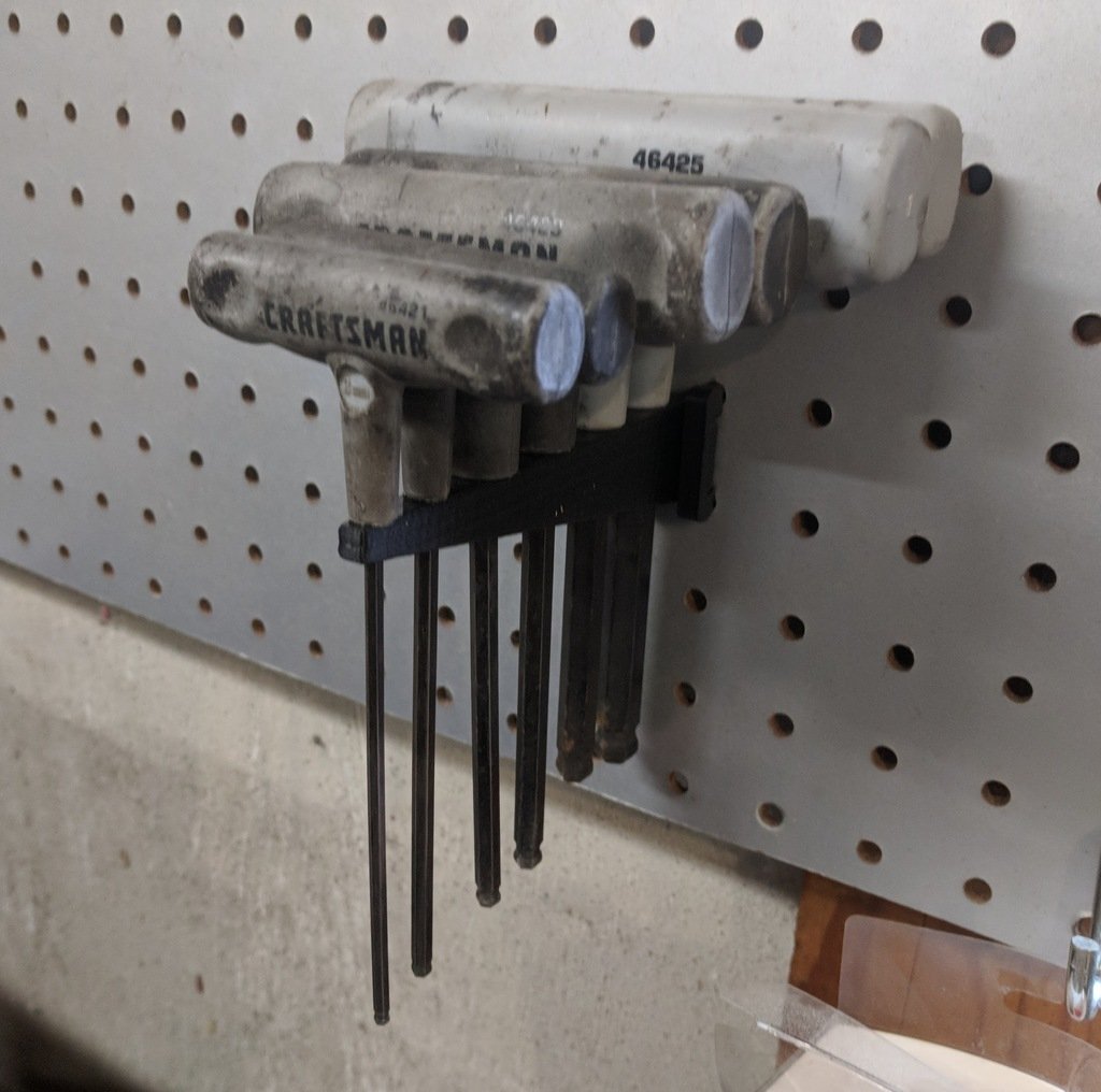 T-Handle Metric Allen Wrench Rack