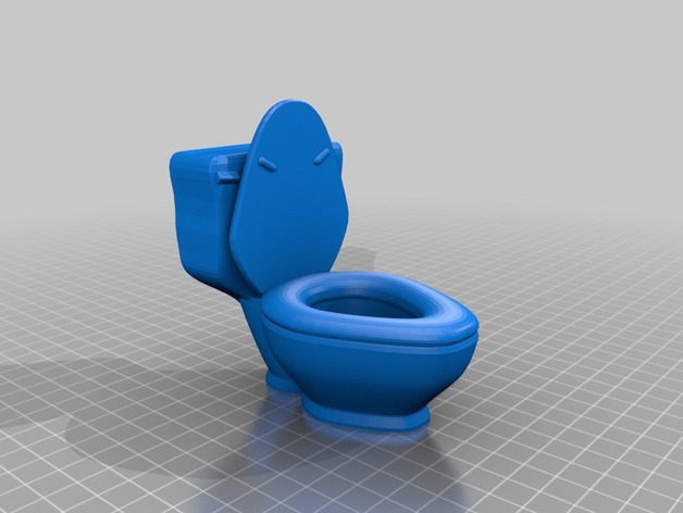FICHIER pour imprimante 3D : salle de bain Toilet3_preview_featured