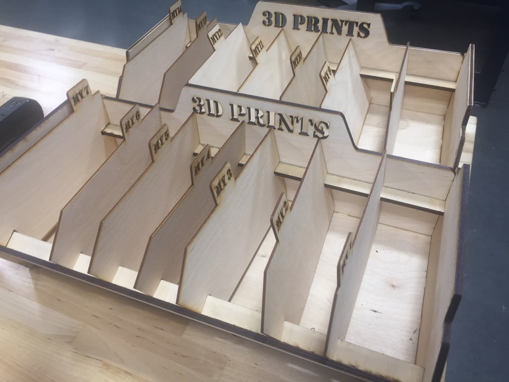 3D print box w/ dividers