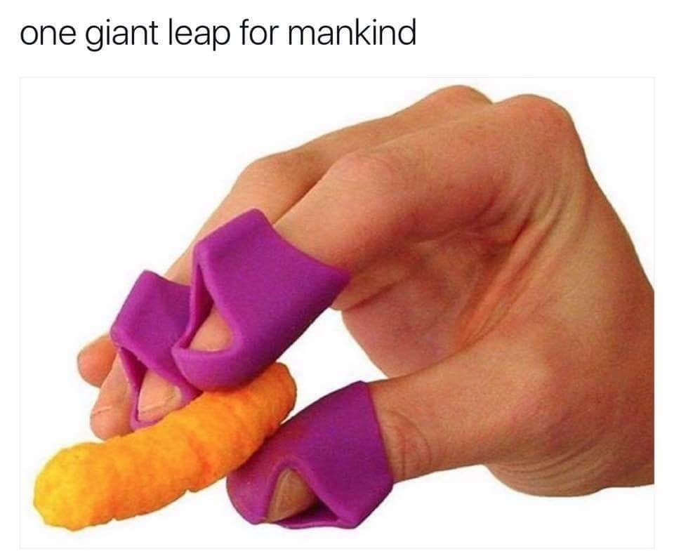 Cheeto finger protector
