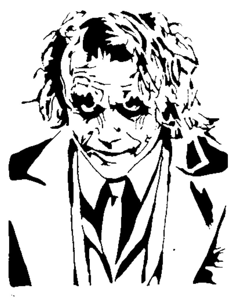 The Joker Stencil