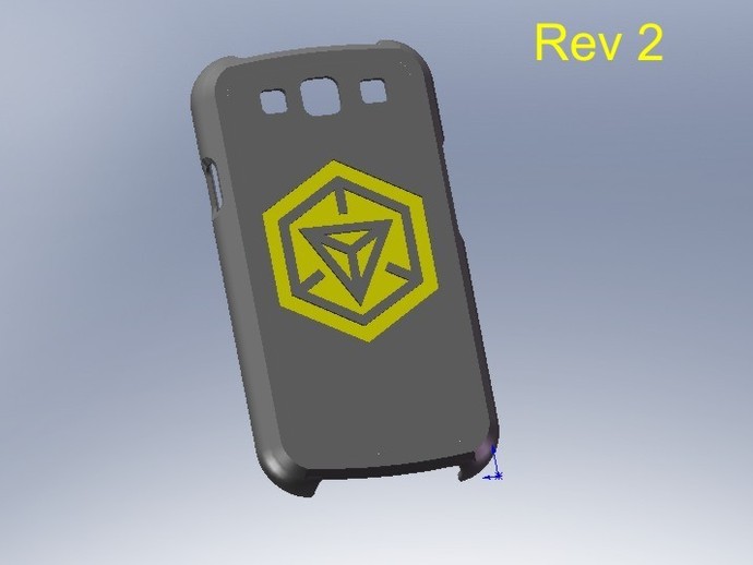 Galaxy s3 phone cover with Ingress  Logo