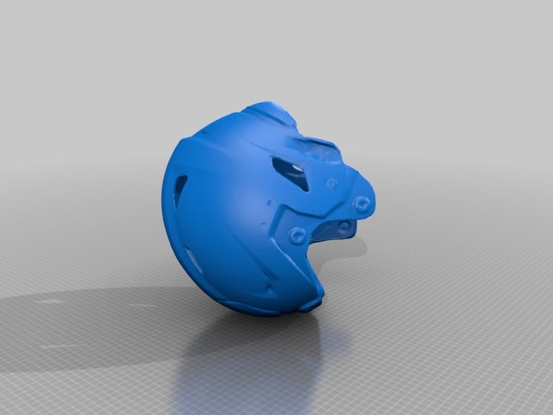 Riddell football helmet  3Dscan