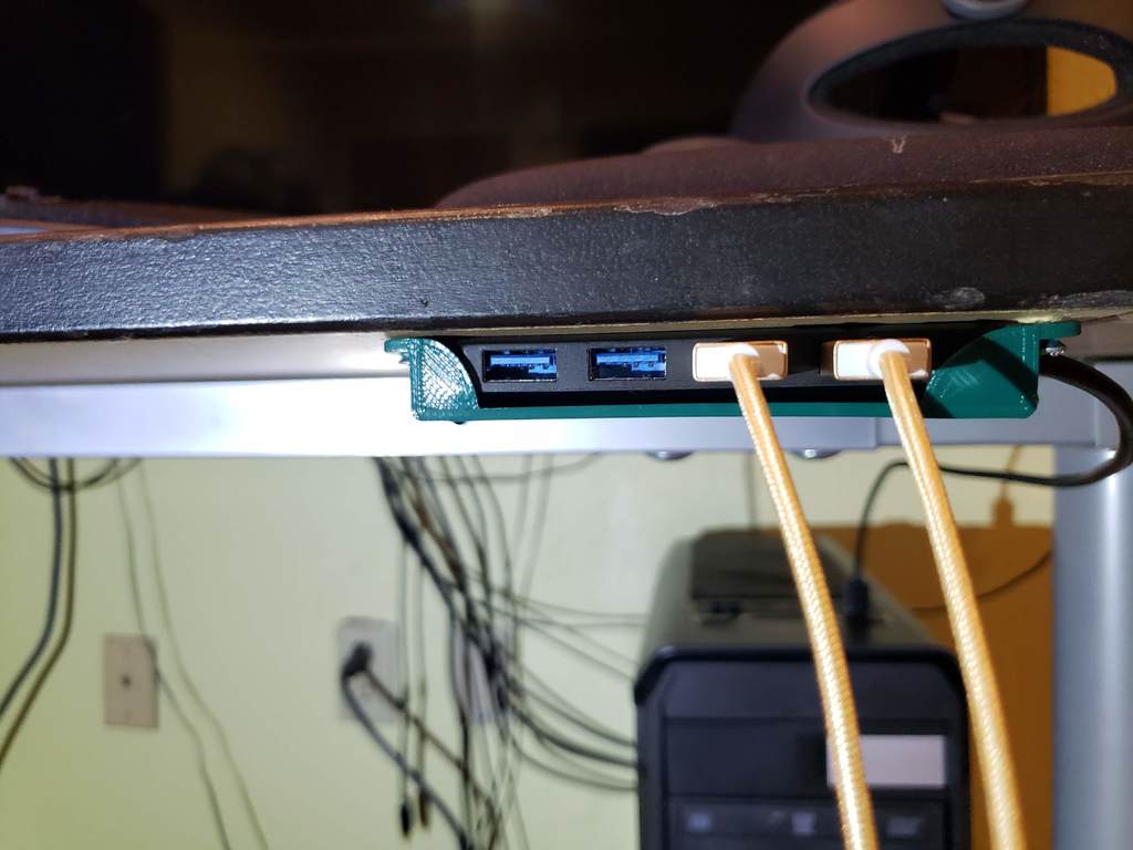 4 Port USB Under Desk Mount (Lenovo hub)