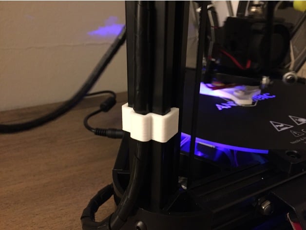 Delta 3D Printer Cable Clip
