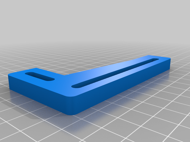 Right angle tie down with slots