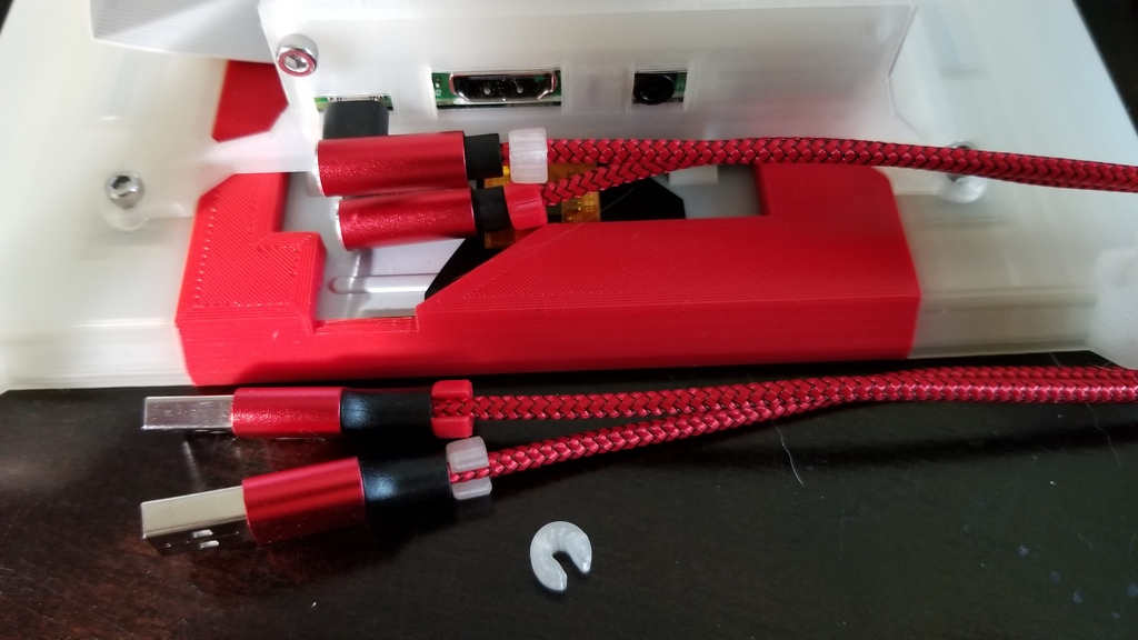 3mm Cord Clips and Markers - My USB cord or cable organization solution when using multiple cords