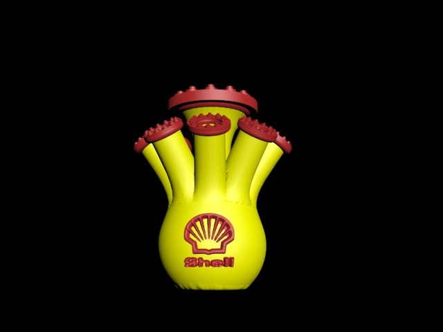 royal dutch shell vase
