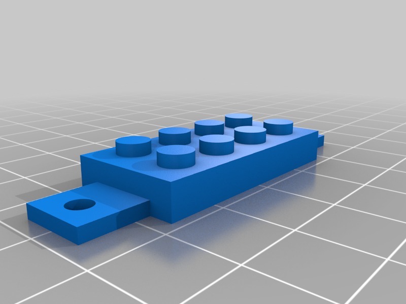 'Gimbal' Pi Camera-LEGO-MakerBeam rail mount 