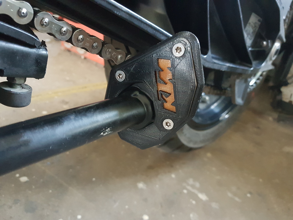 KTM side stand extension foot