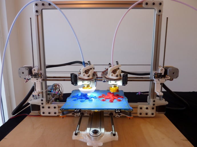 Dual X-Carriage Bukobot 3D Printer