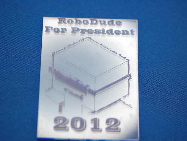 RoboDude For President Plate