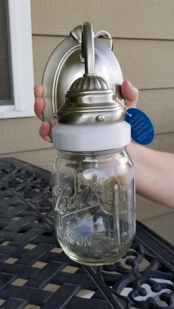Mason ball jar adaptor