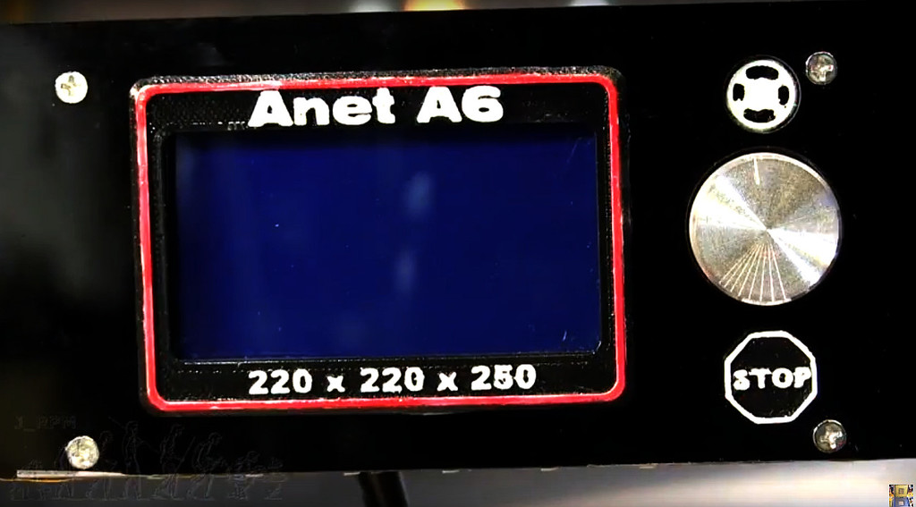 Anet A6, Switch for the extruder fan and frames for the front of the display