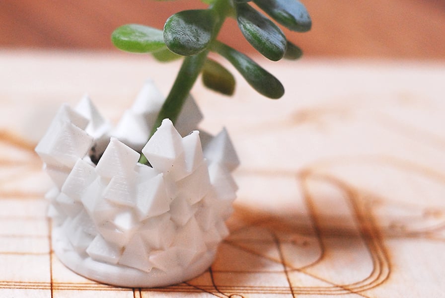 Mini Pyramid Succulent Pot