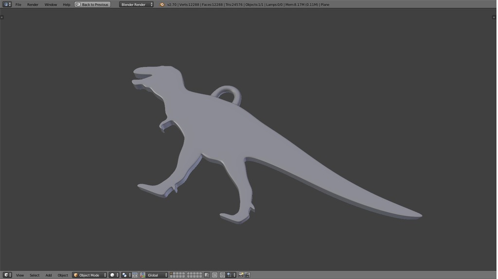T-Rex Keychain