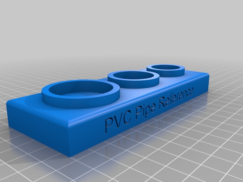 PVC Pipe Reference Holder