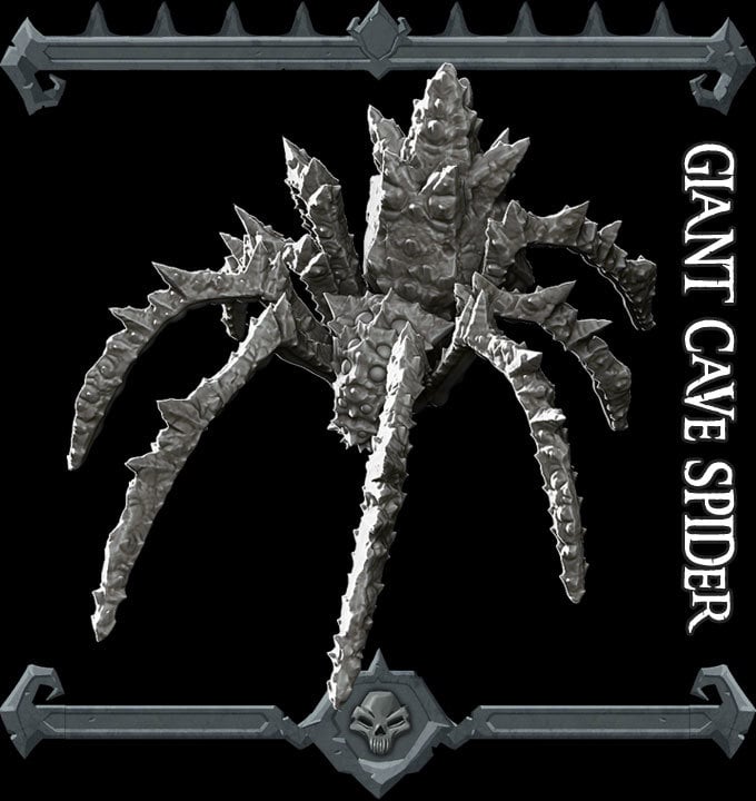 GIANT CAVE SPIDER - Sign Up for our newsletter and get more!!!!