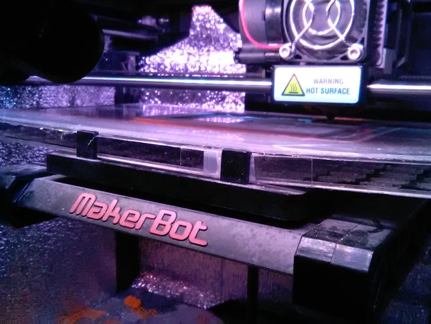Fixing makerbot replicator 2 build plate