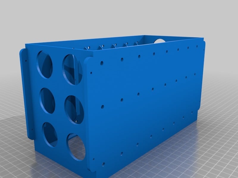 8 HDD Cage with two 92mm fan mount. WIP