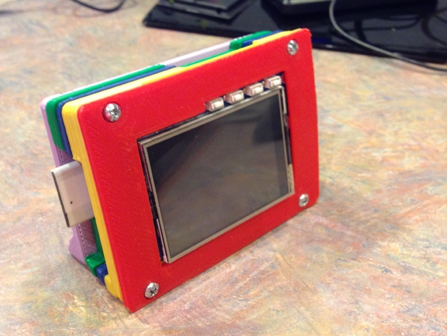 Raspberry Pi Multilayer Case with PiTFT screen