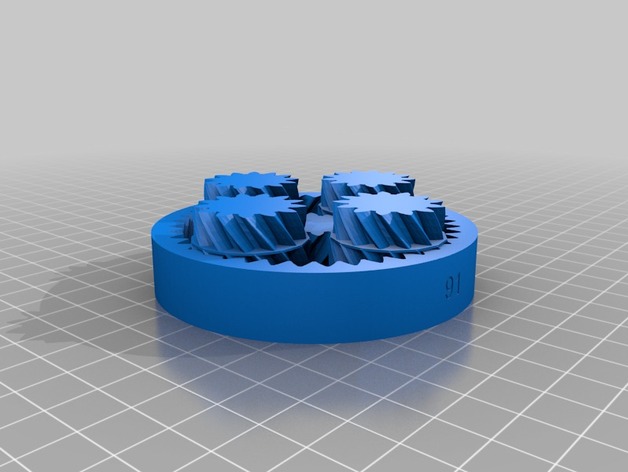 My Customized Differential Planetary Gearset