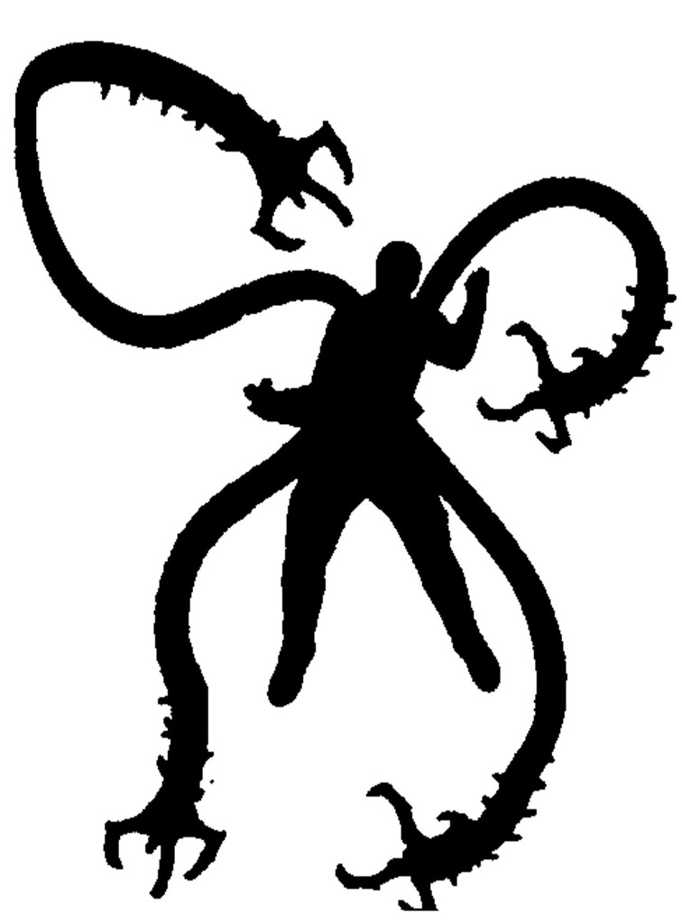 Dr Octopus stencil 2