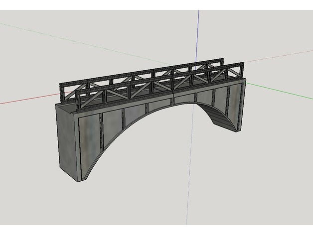HO Scale Train Bridge V2.0