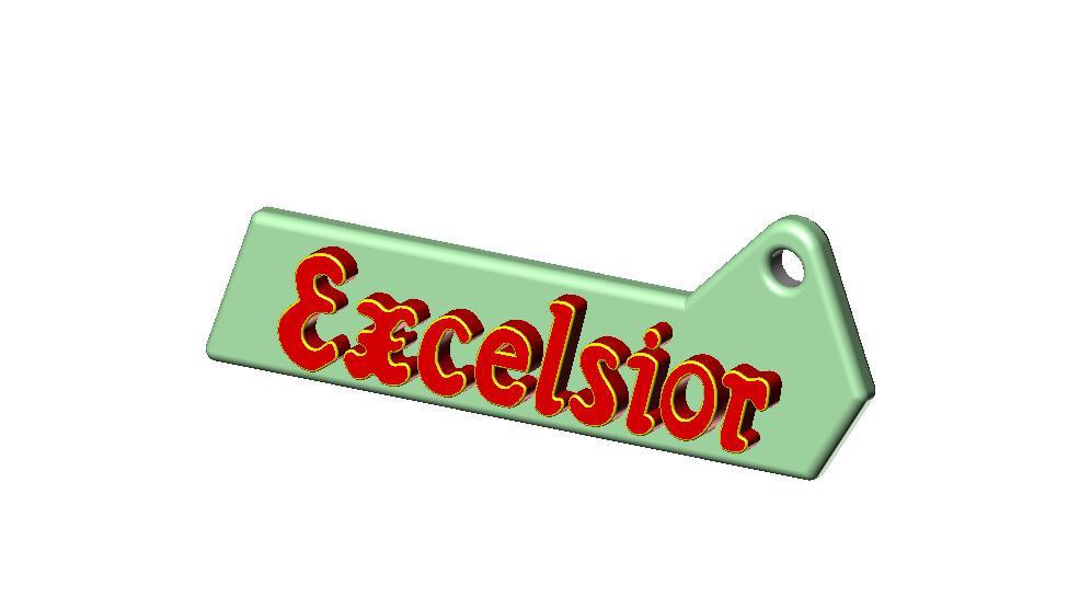 Excelsior logo/keyring