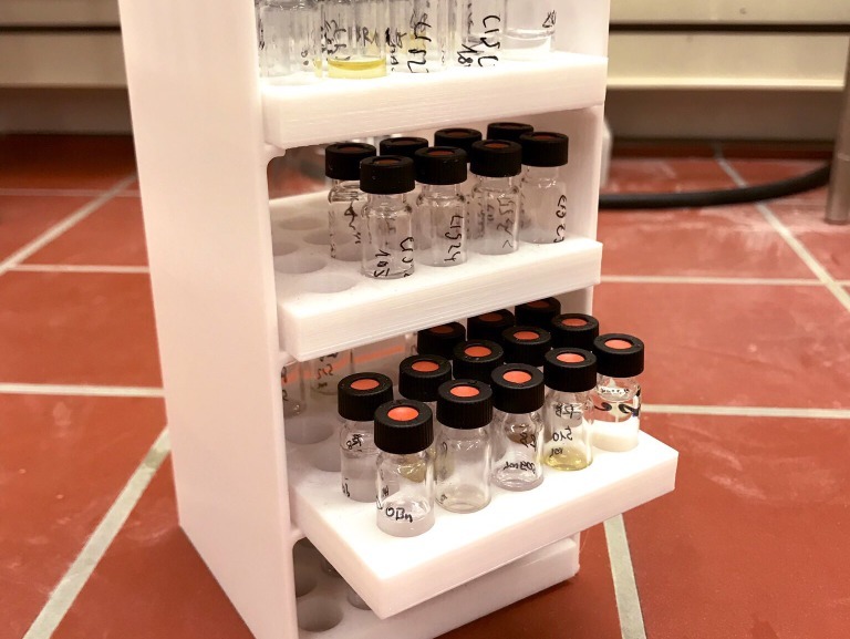 vial rack and shelf - GC LC vials