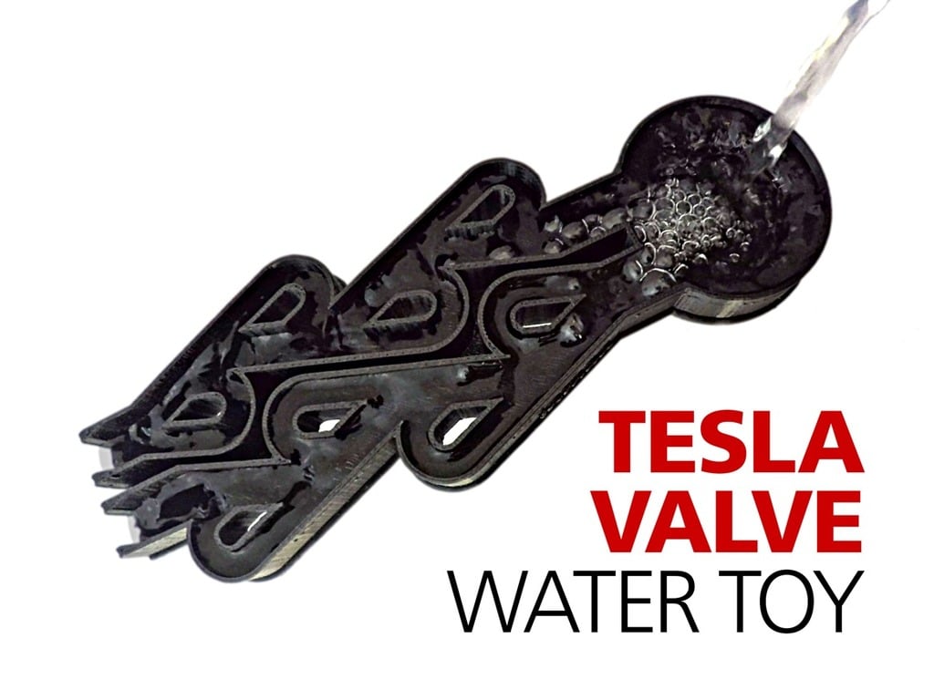 Tesla Valve Water Toy