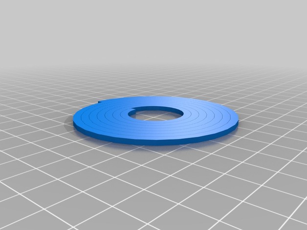 Archimedean Spiral Ring Coaster