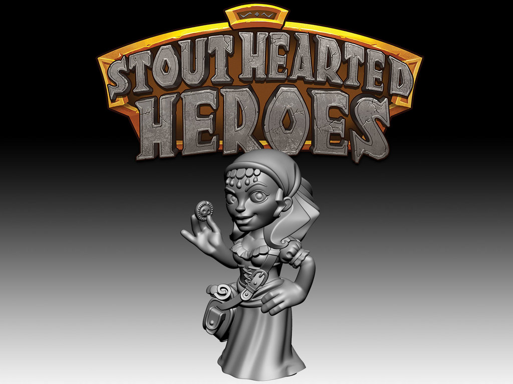 Stout Hearted Heroes - GYPSY Miniature - KICKSTARTER Sample
