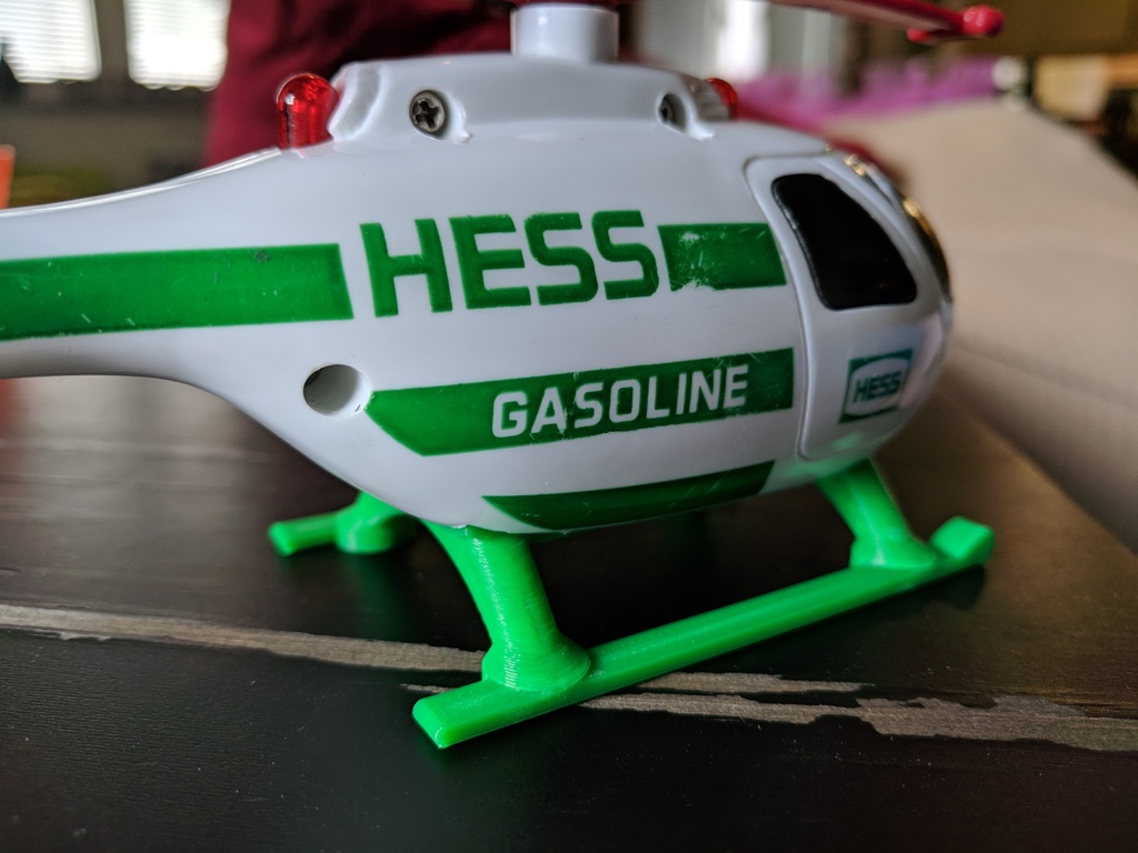 1995 Hess Helicopter Battery Cover & Landing Gear