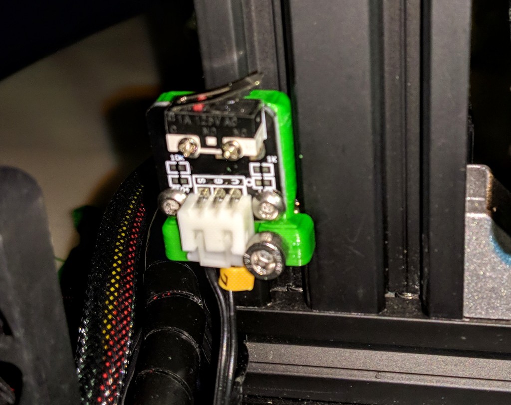 Z-Stop for Ender2, minmalistic, needs access from front in order to be adjusted though