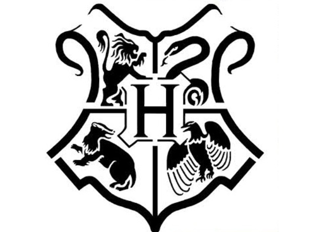 stencil hogwarts castle silhouette