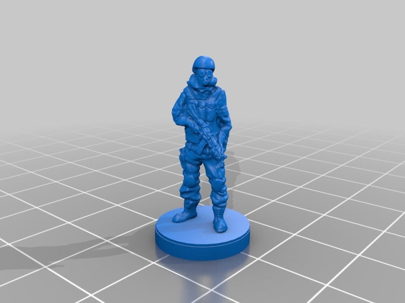 Gas Mask Soldier Extra Base Remix