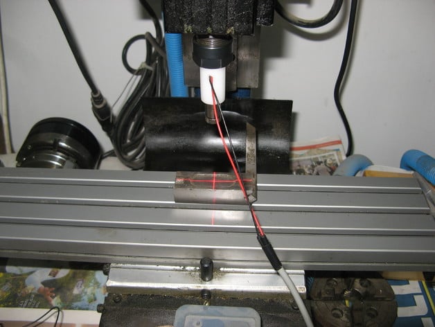 usb connection, laser edge and center finder for taig mini mill,Laser 3/8" Shank
