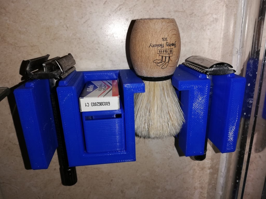 Customizable Wall Holder for double edge safety razors