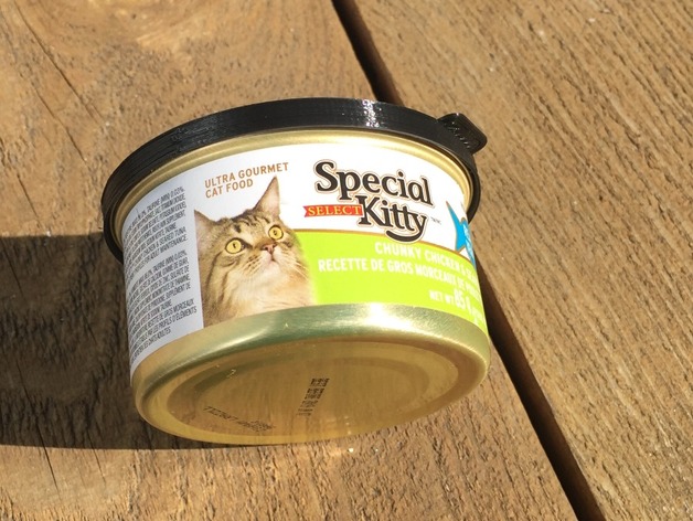Cat Food Snug Lid with Release Tab