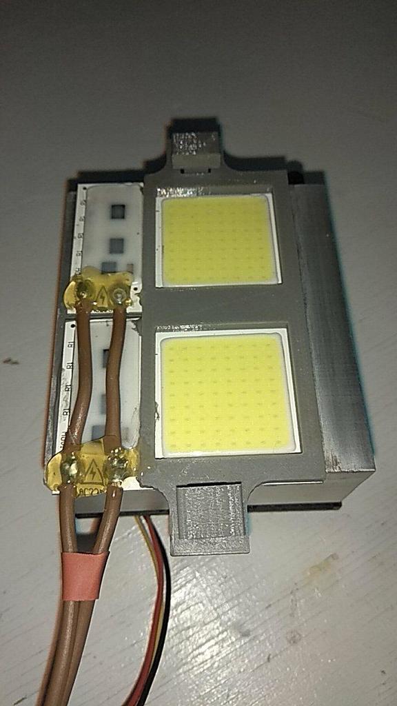 High power COB Led holder for PC heatsink
