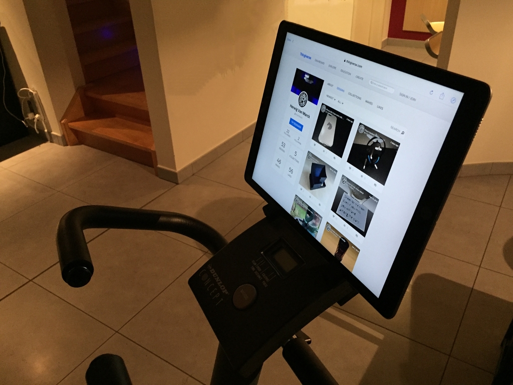IPad Pro holder for Home Trainer