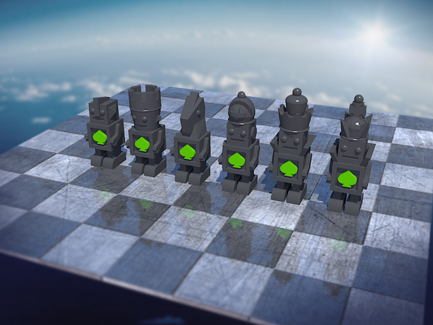 Bot Chess Set Black #Chess